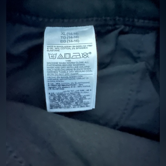 *NEW* Old Navy Wow Skinny Pull-On Black Jeans for Girls - Size XL - Picture 4 of 4